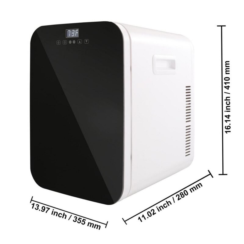 SKYSHALO Portable Refrigerators, Plastic Black, 13.97 x 11.02 x 16.14 inches, 12.12 lbs - Image 8