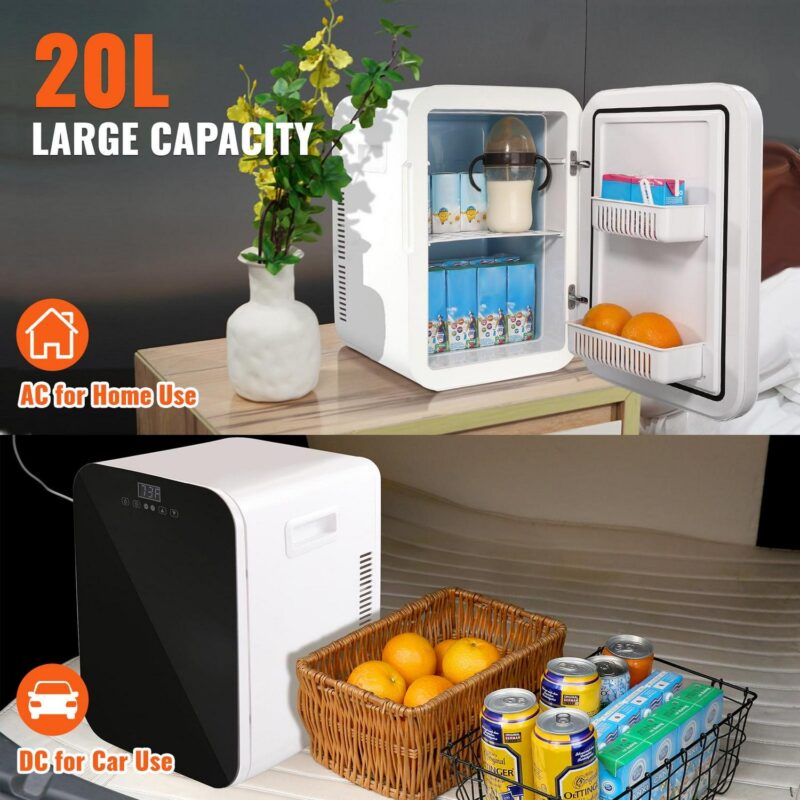 SKYSHALO Portable Refrigerators, Plastic Black, 13.97 x 11.02 x 16.14 inches, 12.12 lbs - Image 6