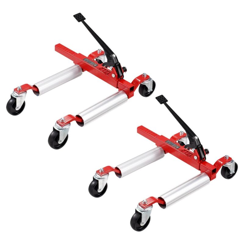 SKYSHALO Tire Mover, 1500 Lbs Maximum Load Car Mover, Automotive Lifter with Fully Swiveling Wheels, Robust Vehicle Positioning Ratchet Tire Lifter, Ideal for Vehicle Auto Maintenance Relocation - Image 5