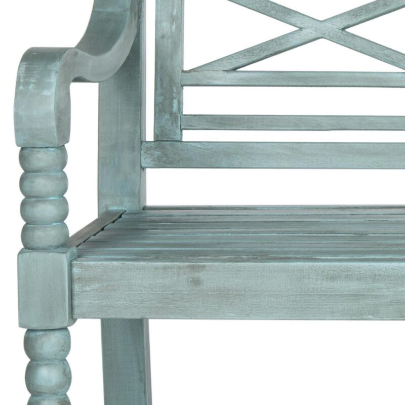 Safavieh Karoo Indoor/Outdoor Contemporary Acacia Bench - Image 4