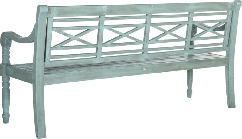 Safavieh Karoo Indoor/Outdoor Contemporary Acacia Bench - Image 3