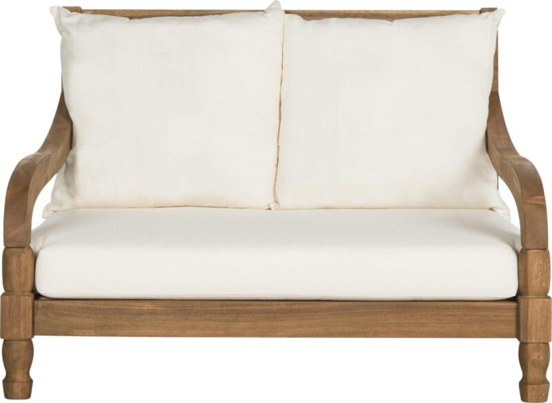 Safavieh Pomona Outdoor Contemporary Lounger with Cushion - Image 3