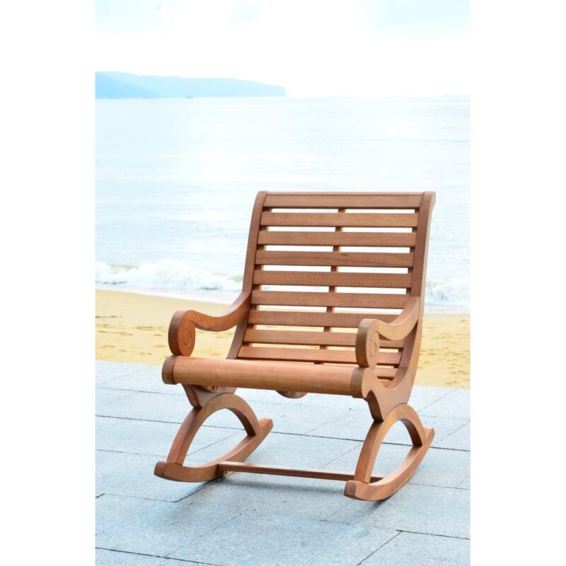 Safavieh Sonora Indoor/Outdoor Traditional Rocking Chair - Image 4