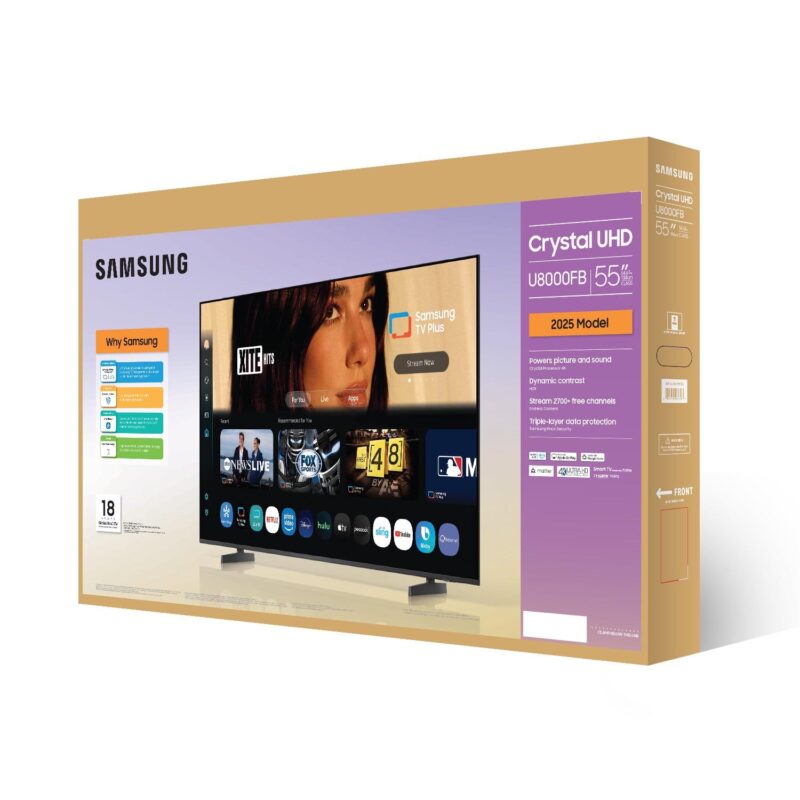 Samsung 55a Class Crystal UHD U8000FB 4K Smart TV 2025 - UN55U8000FBXZA - Image 10