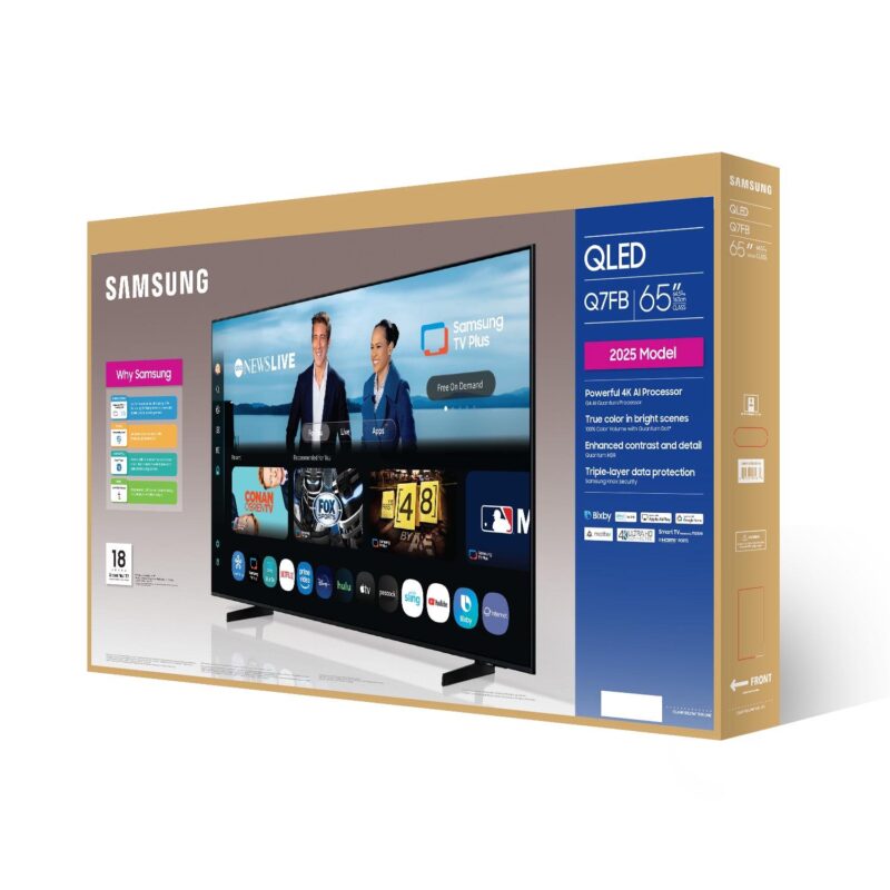 Samsung 65a Class QLED Q7FB 4K Samsung Vision AI Smart TV 2025 - Image 10