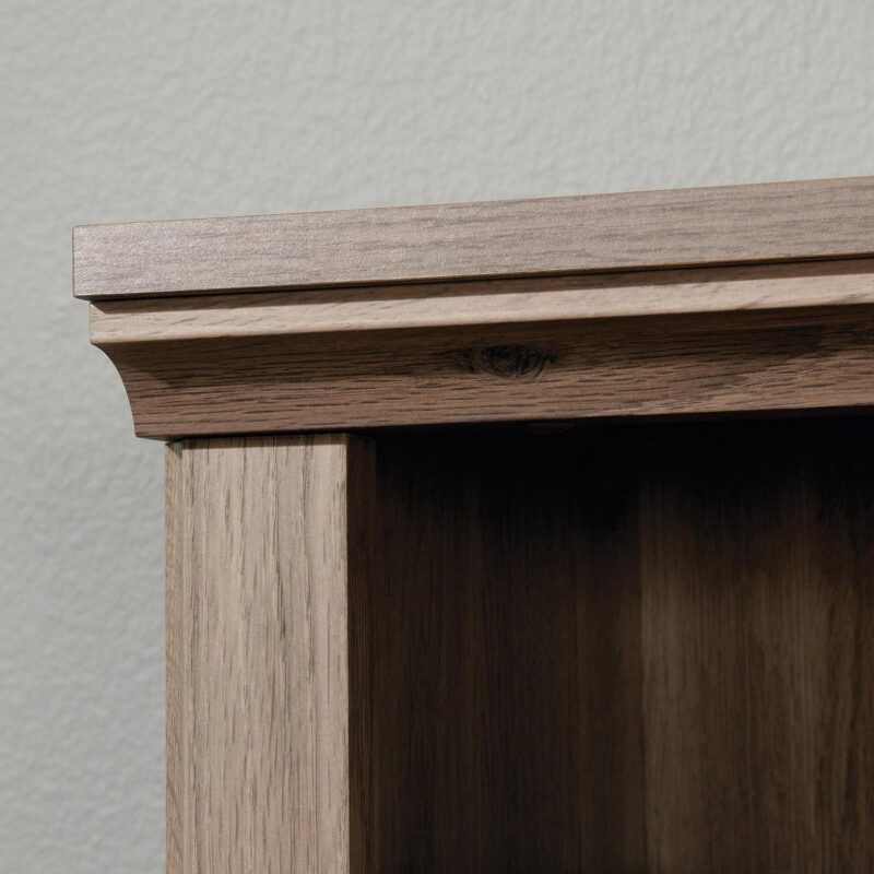 Sauder 5-Shelf Bookcase, Salt Oak Finish - Image 4