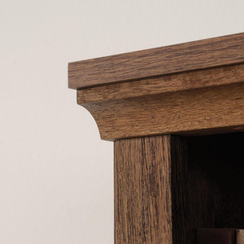 Sauder 5-Shelf Bookcase, Vintage Oak Finish - Image 5