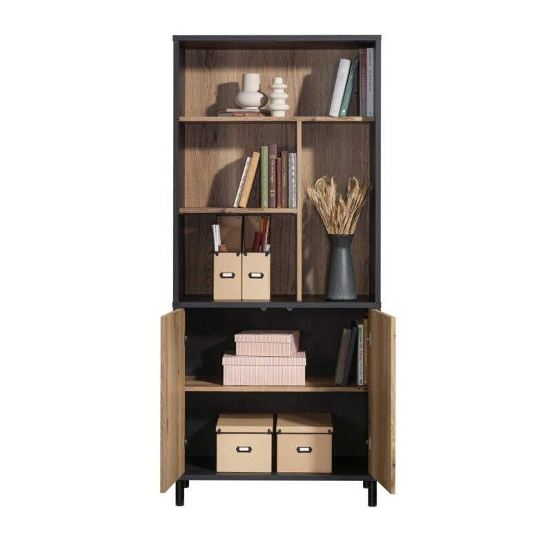 Sauder Acadia Way Library, Raven Oak Finish - Image 10