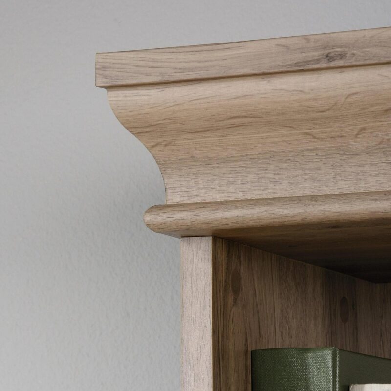 Sauder Barrister Lane Tall Bookcase, Salt Oak Finish - Image 4