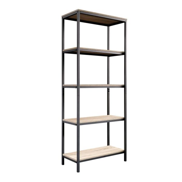 Sauder Curiod Tall Bookcase, Charter Oak Finish
