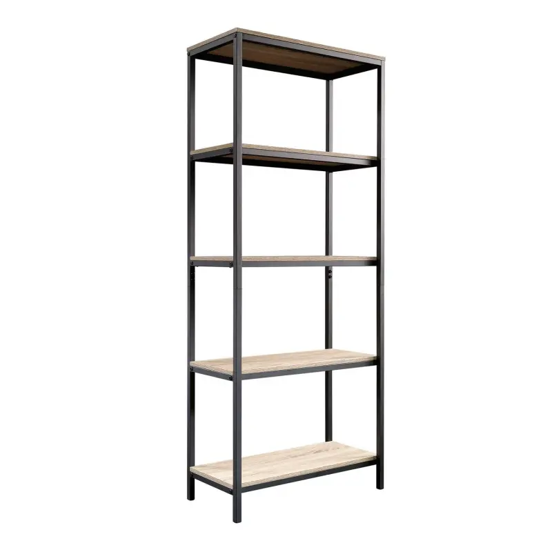 Sauder Curiod Tall Bookcase, Charter Oak Finish