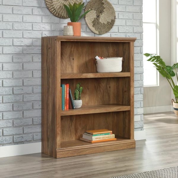 Sauder LibrerA-a de 3 Estantes, Acabado Mango Sindoori