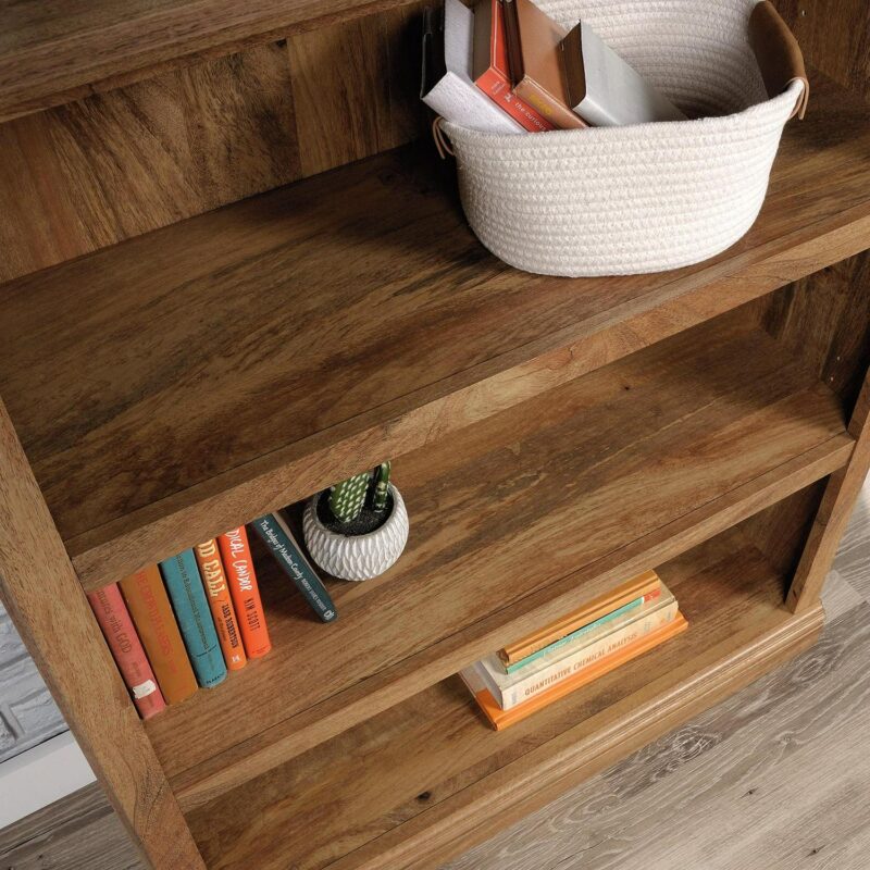 Sauder LibrerA-a de 3 Estantes, Acabado Mango Sindoori - Image 8