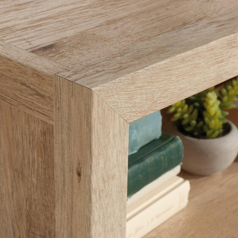 Sauder Pacific View Cubby Storage Bookcase, Prime Oak Finish - Image 3