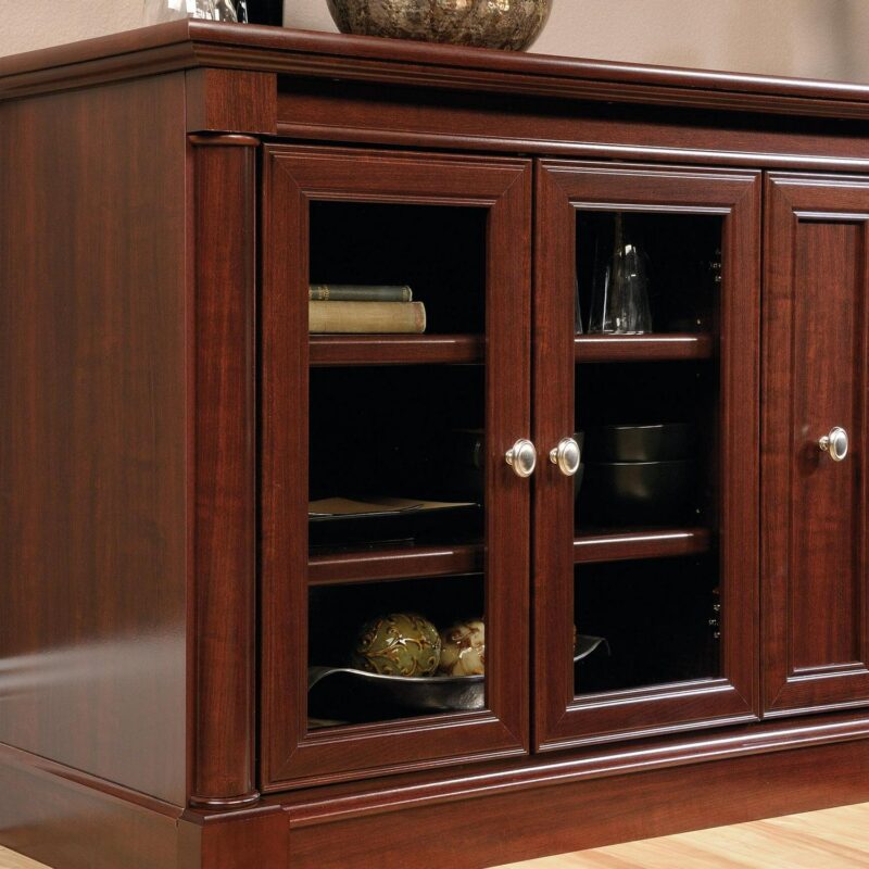 Sauder Palladia Credenza for TV's up 70 , Select Cherry Finish - Image 9