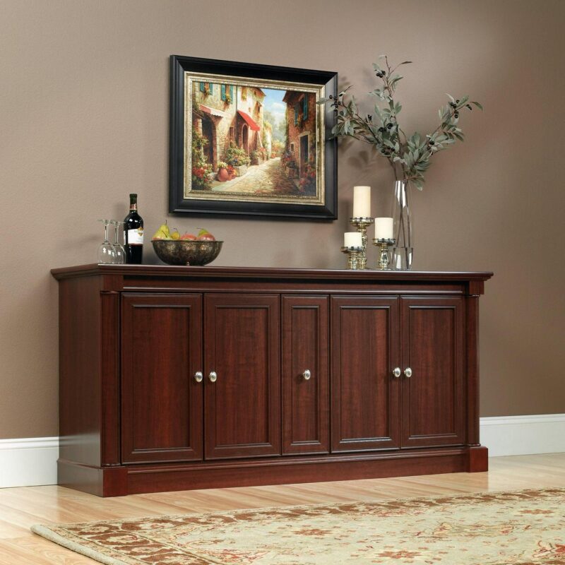 Sauder Palladia Credenza for TV's up 70 , Select Cherry Finish - Image 2