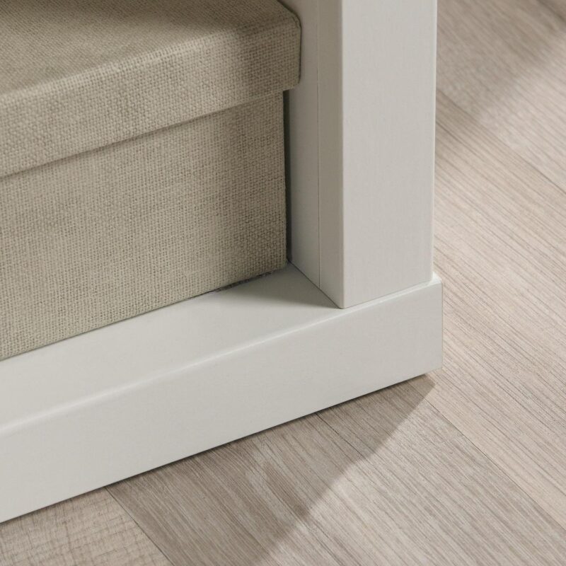 Sauder Select 3-Shelf Display Bookcase, Soft White Finish - Image 6