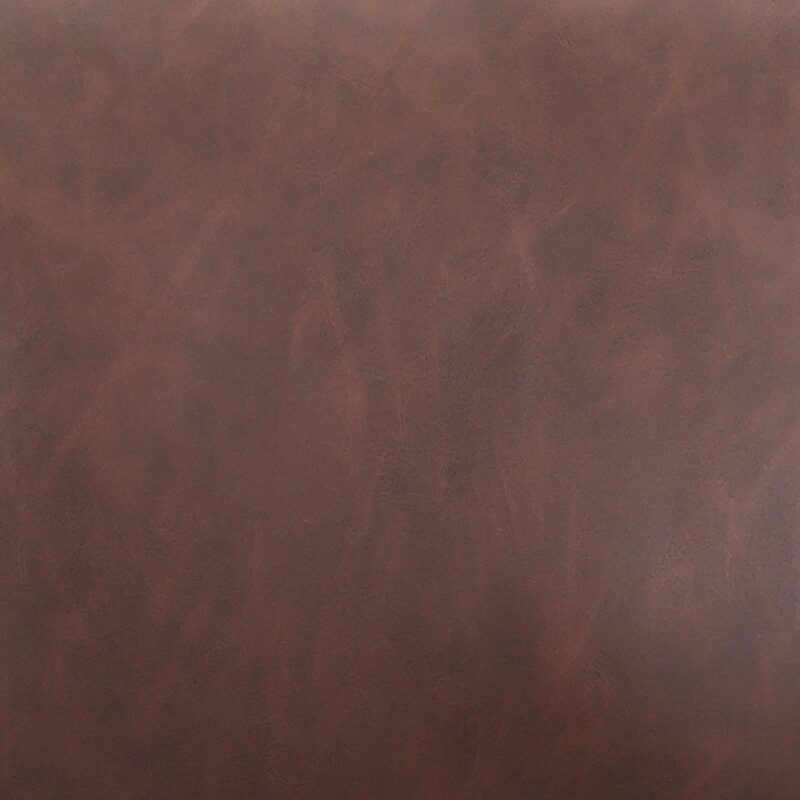 Serta Darby Transitional Stationary Sofa, Brown Faux Leather - Image 5