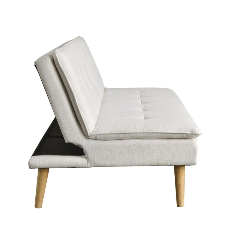 Serta Tennyson Modern Convertible Sofa, Cream Fabric - Image 13