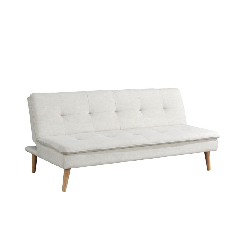 Serta Tennyson Modern Convertible Sofa, Cream Fabric - Image 6
