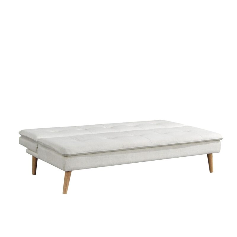 Serta Tennyson Modern Convertible Sofa, Cream Fabric - Image 7