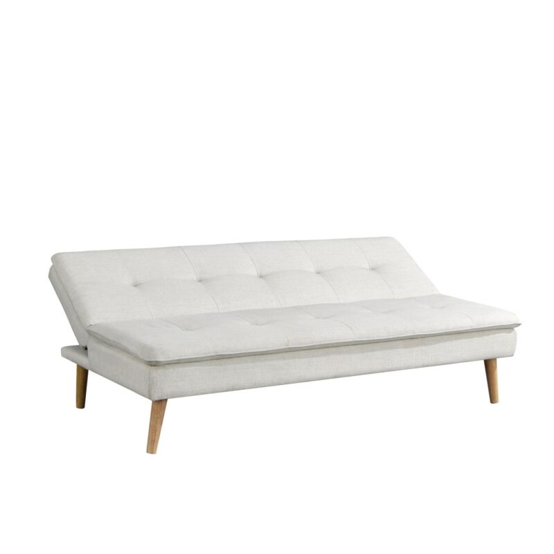 Serta Tennyson Modern Convertible Sofa, Cream Fabric - Image 5