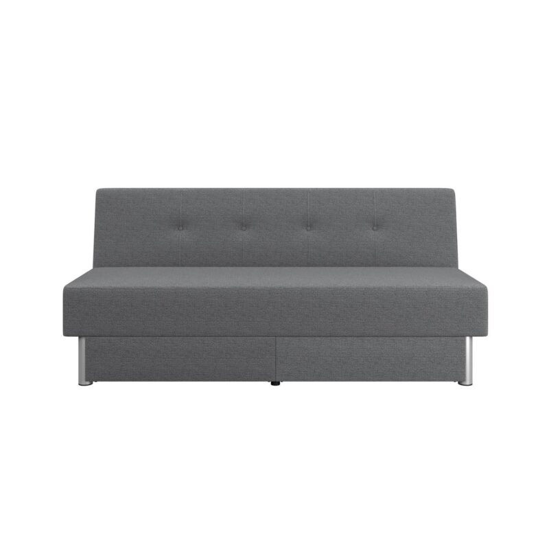 Serta Windsor Futon with Storage and Power, Gray Fabric - Image 8