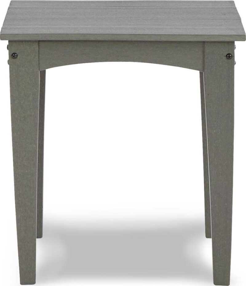 Signature Design by Ashley Contemporary Visola Outdoor End Table Gray - Image 4