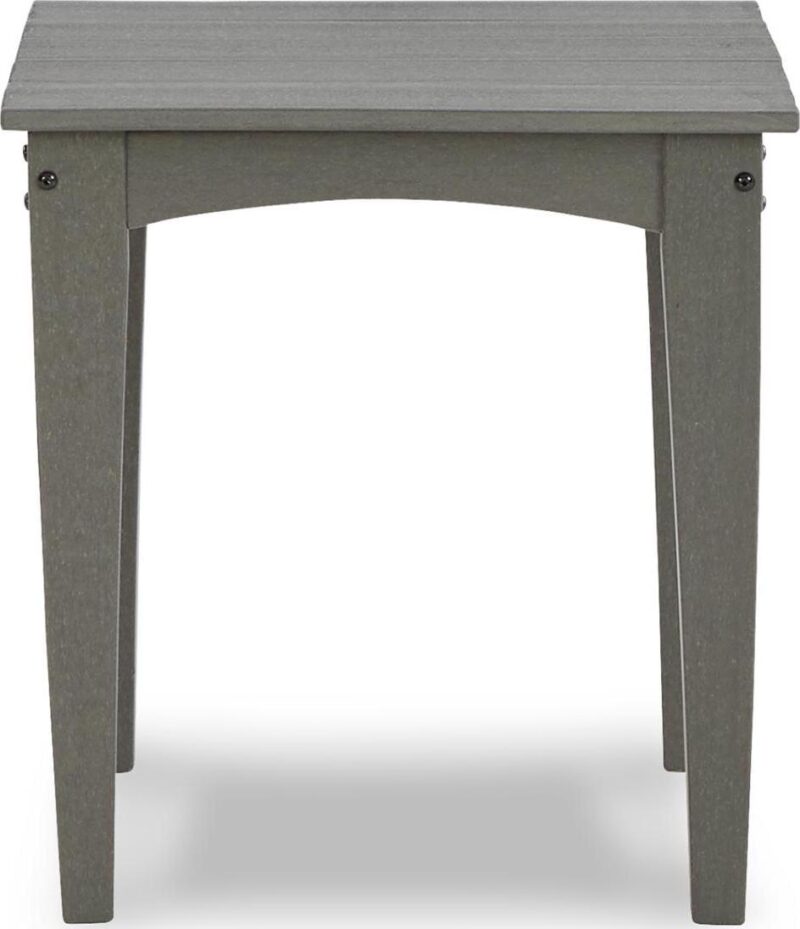 Signature Design by Ashley Contemporary Visola Outdoor End Table Gray - Image 3