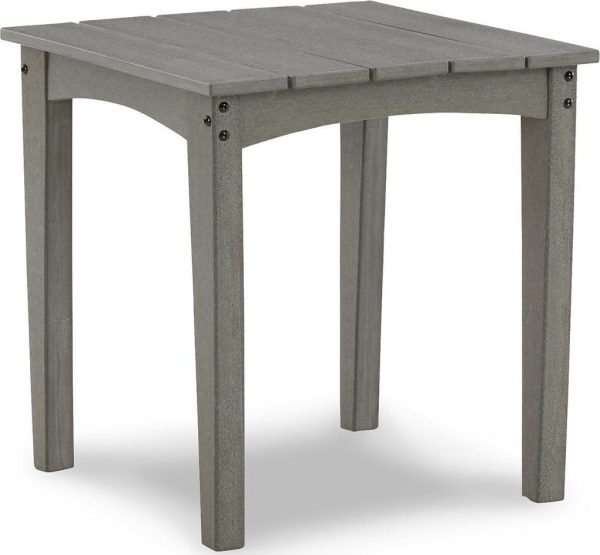 Signature Design by Ashley Contemporary Visola Outdoor End Table Gray