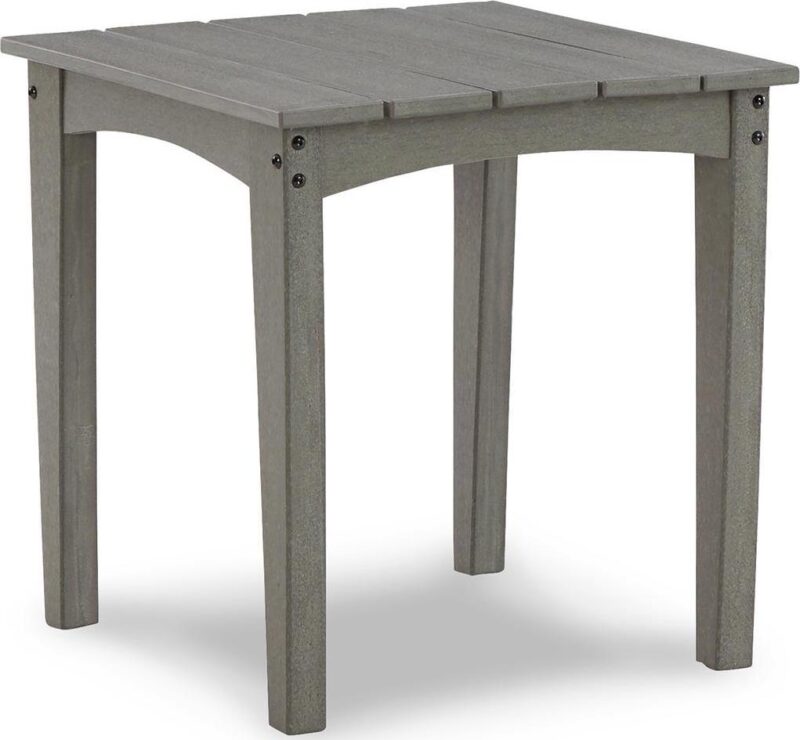 Signature Design by Ashley Contemporary Visola Outdoor End Table Gray
