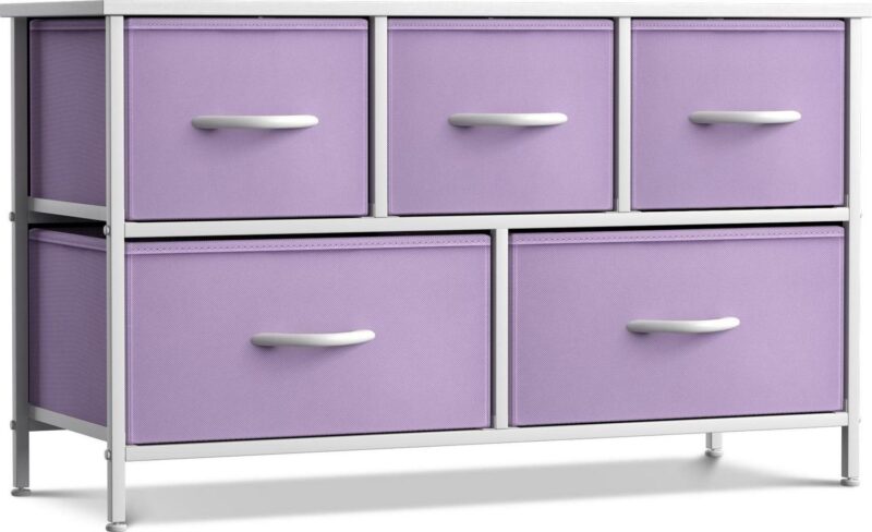Sorbus 5-Drawer Dresser, Medium-Density Fibreboard - Image 6