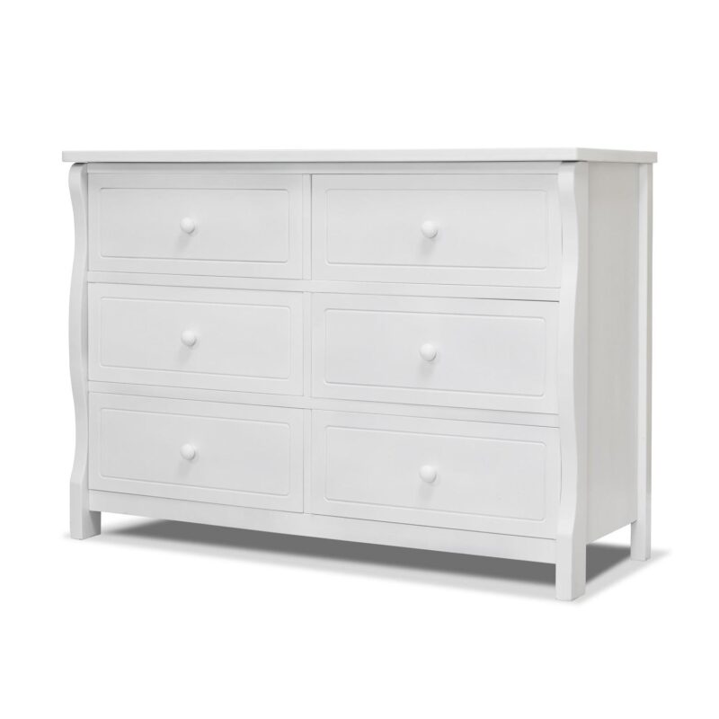Sorelle Princeton Elite Double Dresser - White - Image 3