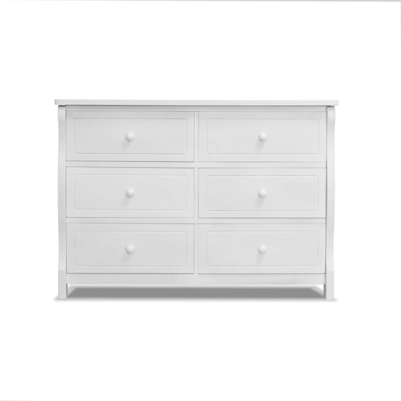 Sorelle Princeton Elite Double Dresser - White
