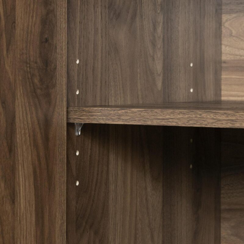 South Shore Maliza, Mid-century Glam Cabinet, Brown - Image 7