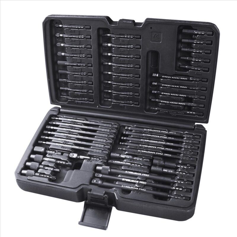 Steelman 78633 SteelmanPRO Impact Grade Bit Drivers, 50 Piece Set With Case - Image 2