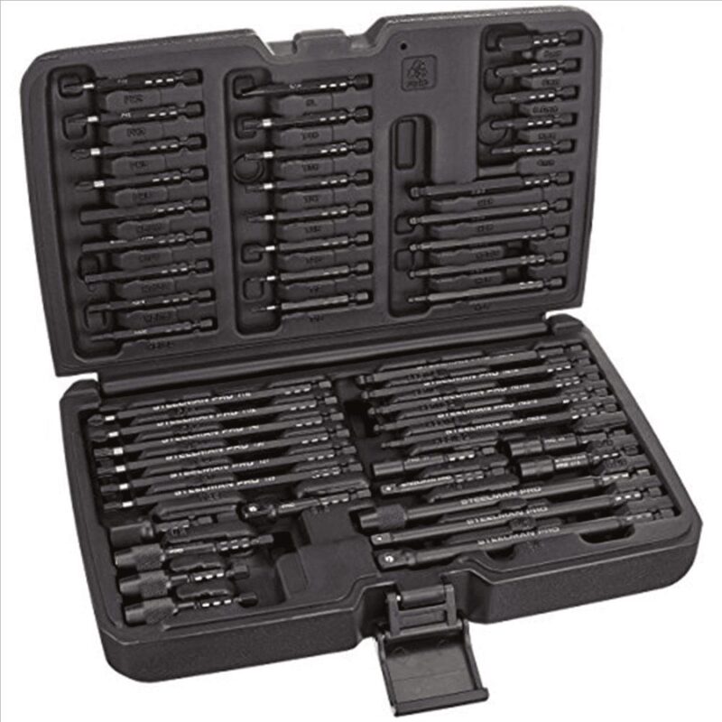 Steelman 78633 SteelmanPRO Impact Grade Bit Drivers, 50 Piece Set With Case - Image 3