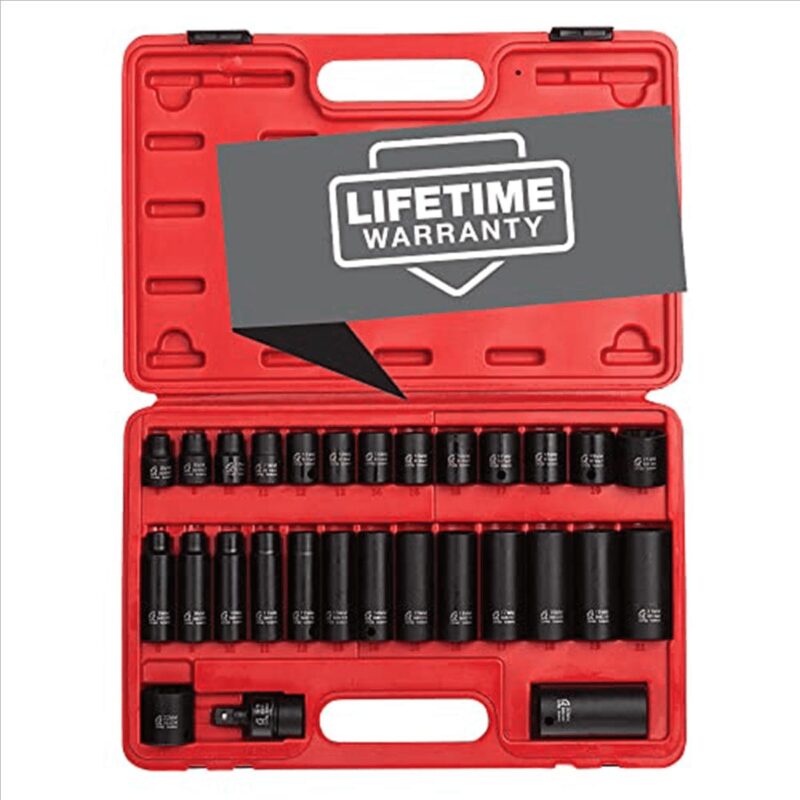 Sunex Tools 3330 12 Point Metric Master Impact Socket Set 3/8 , 29 Piece - Image 3