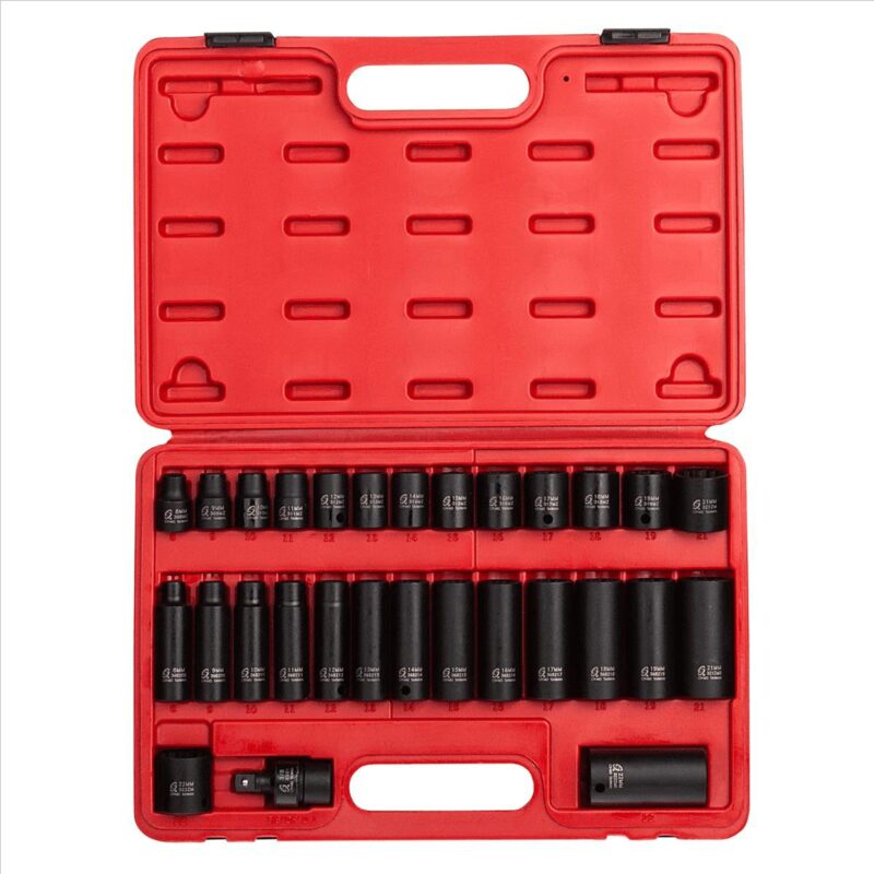 Sunex Tools 3330 12 Point Metric Master Impact Socket Set 3/8 , 29 Piece - Image 2