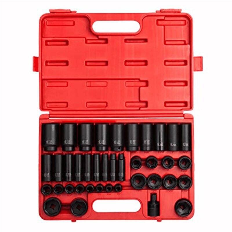 Sunex Tools SUN2668, 1/2-inch Impact Socket Wrench and Set, 39 Piece - Image 3