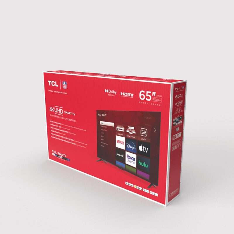 TCL 65a Class S4 (65S451) 4K UHD HDR Smart TV with Roku TV - Image 21