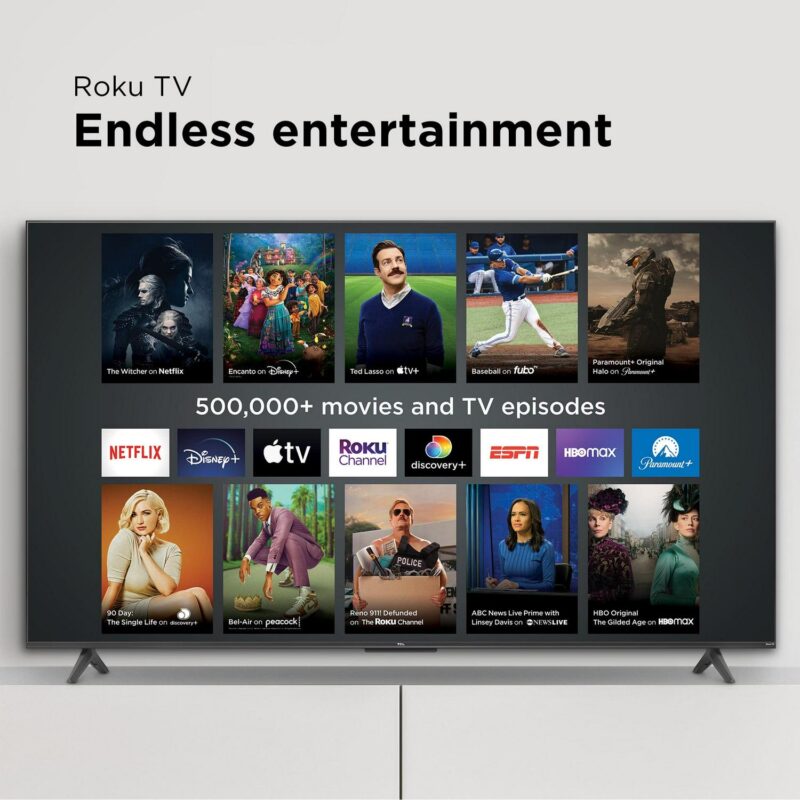 TCL 65a Class S4 (65S451) 4K UHD HDR Smart TV with Roku TV - Image 9