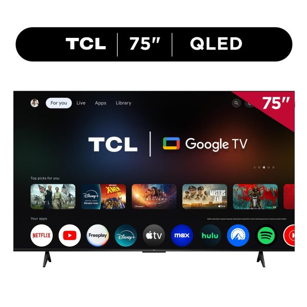 TCL 75  Q Series (NEW 2025) 4K UHD HDR QLED Smart TV with Google TV a 75Q51K