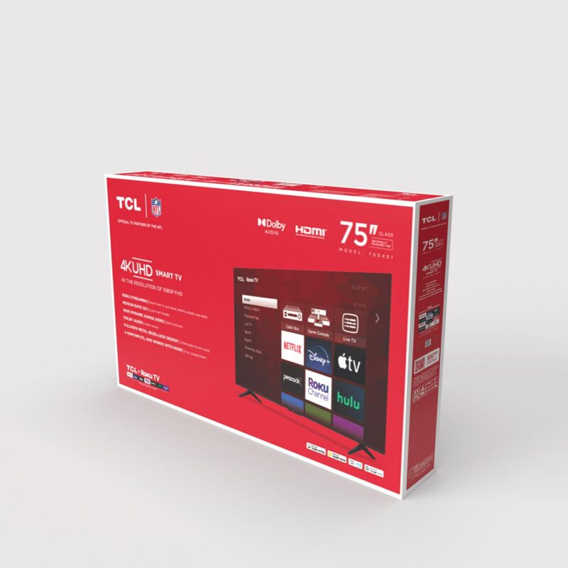 TCL 75a Class S4 (75S451) 4K UHD HDR Smart TV with Roku TV - Image 19