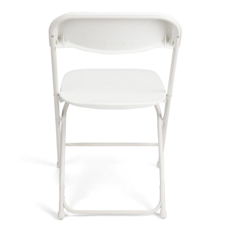 TitanPRO Plastic Folding Chair - White - 10 Pack - Image 4