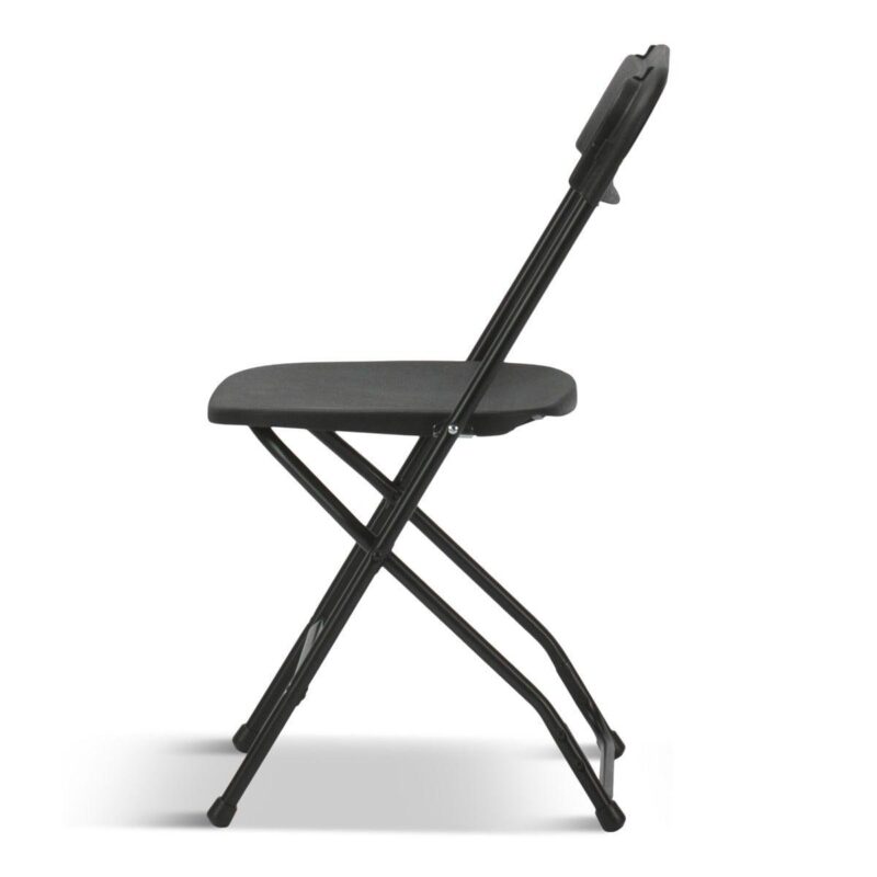 TitanPRO Plastic Folding Chair - Black - 10 Pack - Image 6