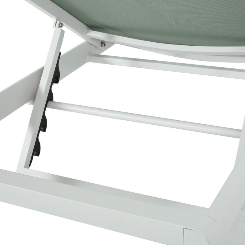 Tucker Outdoor Chaise Lounges, Set of 2, Green, White - Image 3