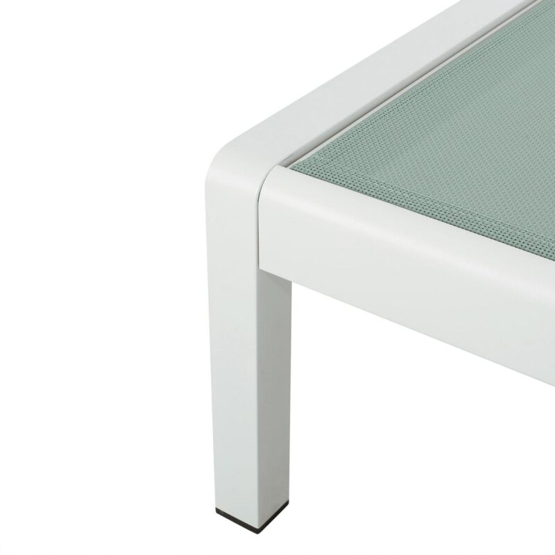 Tucker Outdoor Chaise Lounges, Set of 2, Green, White - Image 8