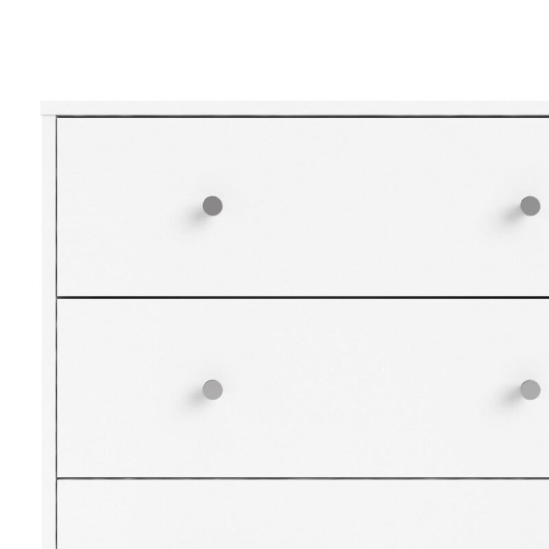 Tvilum Portland Contemporary 6 Drawer Double Dresser in White - Image 11
