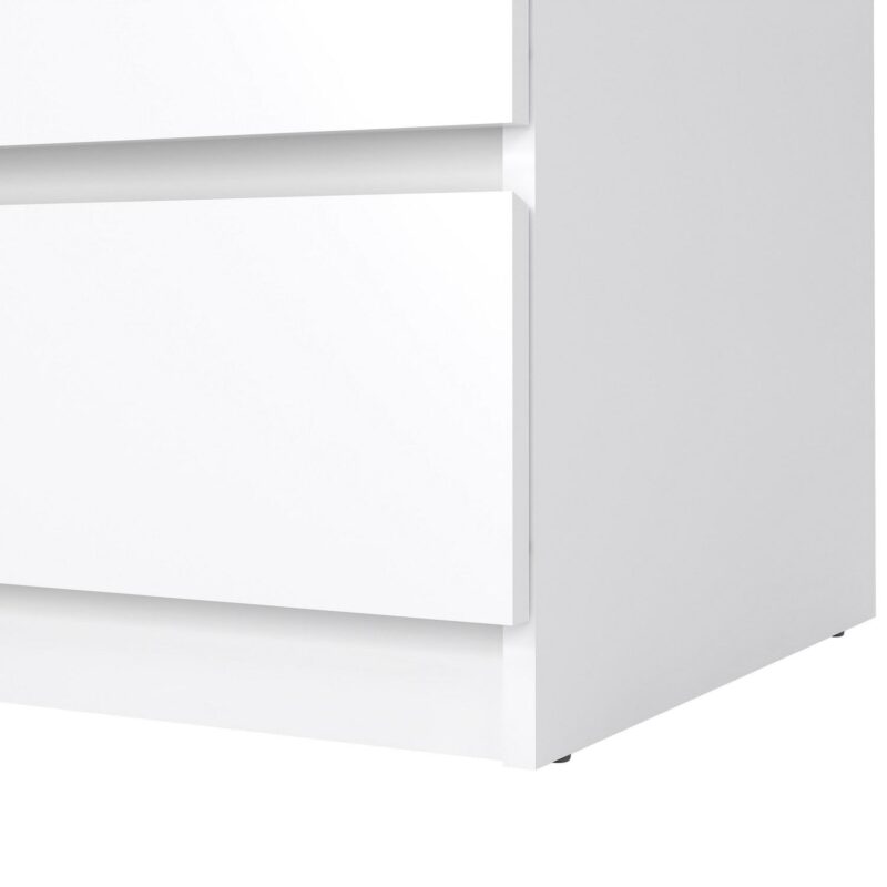 Tvilum Scottsdale 3 Drawer Chest Dresser for Adults, White High Gloss - Image 11